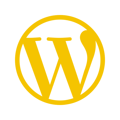 icone-wordpress-logo-symbole-et-favicon-jaune