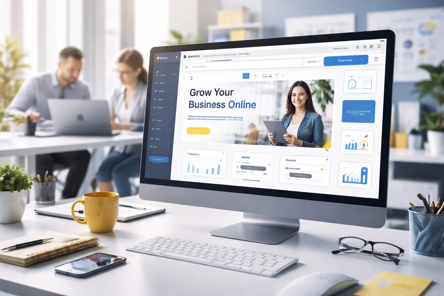 Cr&eacute;ation site internet professionnel par une agence web sp&eacute;cialis&eacute;e en strat&eacute;gie digitale